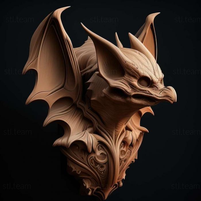 3D model bat 3d model (STL)